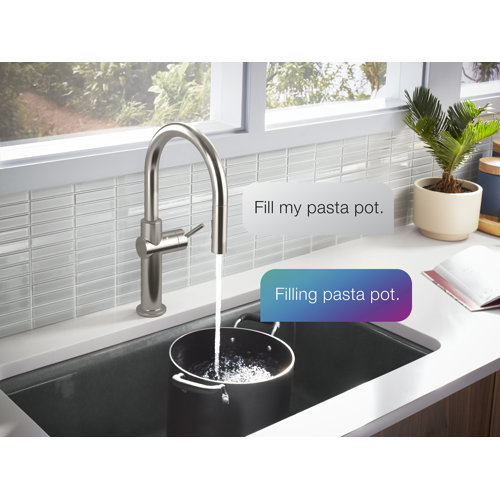 Kohler Crue Kitchen Faucet with Kohler Konnect and VoiceActivated